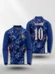 Light Navy Graphic Premium Full Sleeve Custom Jersey (1)