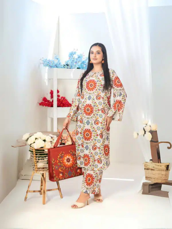 Marigold Bloom – Swiss Lawn 2-Piece Main