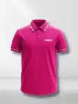 Raspberry Pink Customized Polo Shirts (1)