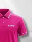Raspberry Pink Customized Polo Shirts (1)