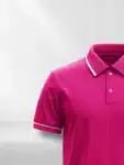 Raspberry Pink Customized Polo Shirts (1)