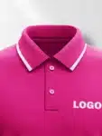 Raspberry Pink Customized Polo Shirts (1)