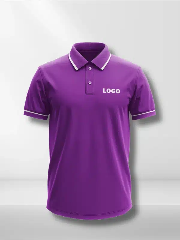 Warm Purple Customized Polo Shirts (1)