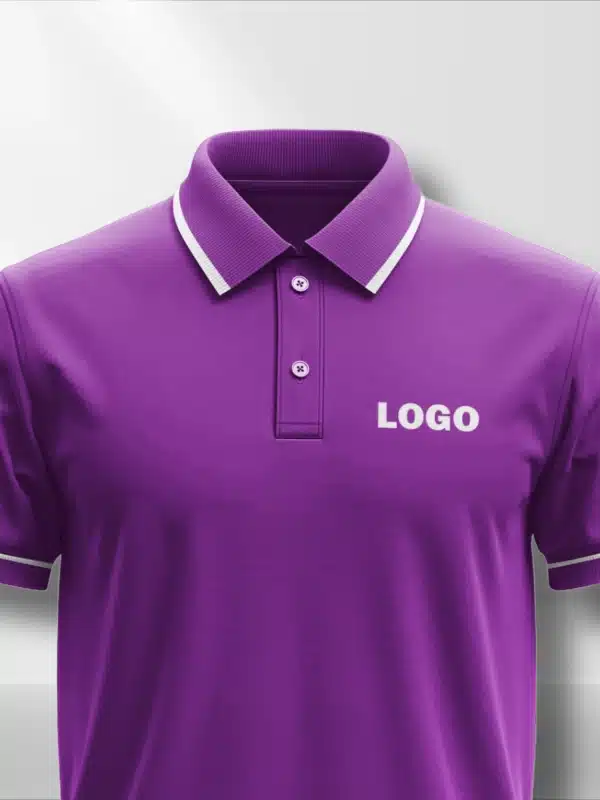 Warm Purple Customized Polo Shirts (2) Warm Purple Customized Polo Shirts (2)