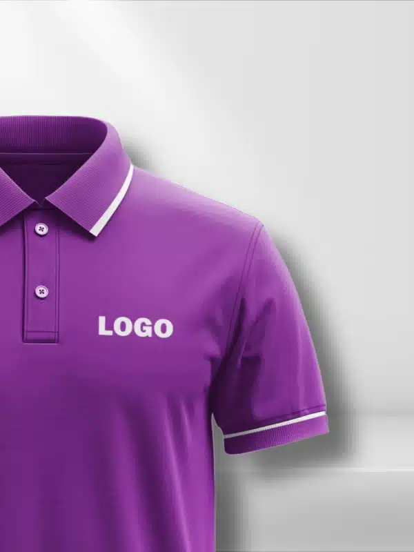 Warm Purple Customized Polo Shirts (3) Warm Purple Customized Polo Shirts (3)
