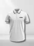 White Smoke Customized Polo Shirts-Personalized Fit & Style (1)
