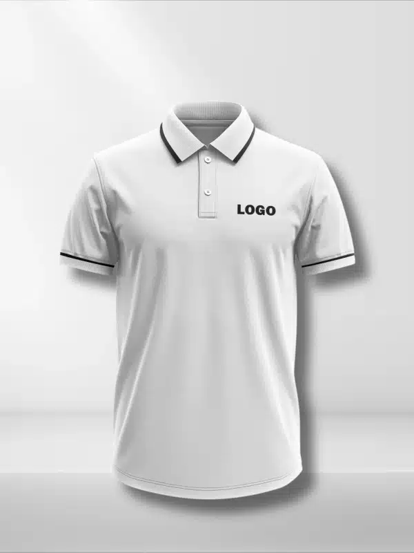 White Smoke Customized Polo Shirts-Personalized Fit & Style (1)