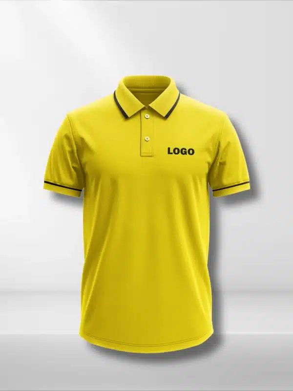 Yellow Color Customized Polo Shirts-Personalized Fit & Style (1)