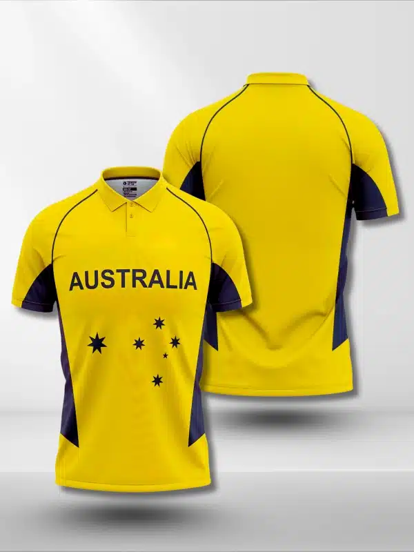 Australia T20 World Cup 2015 Fan Edition Cricket Jersey Main