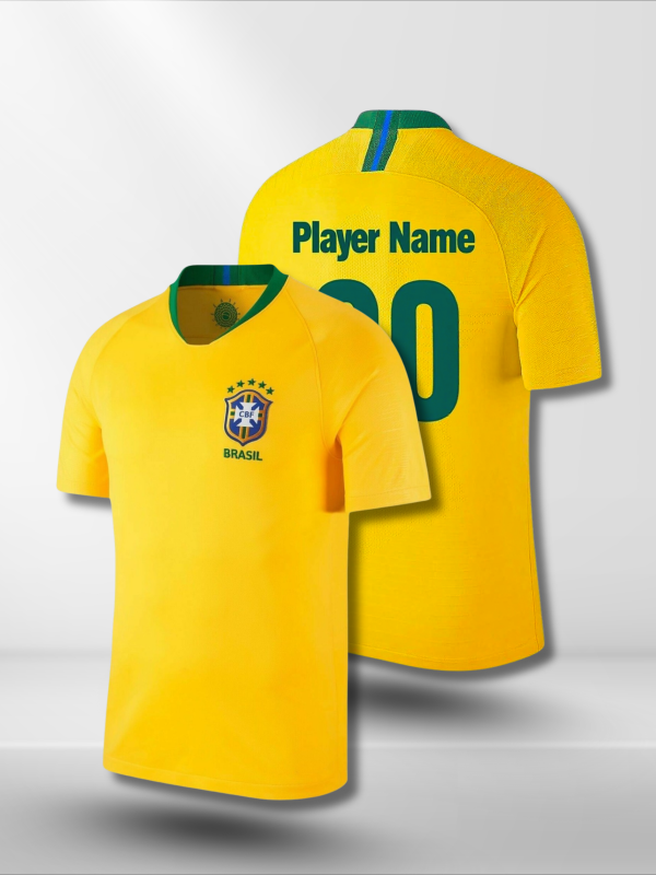 Brazil FIFA World Cup Jersey 2018 Home Kit mian