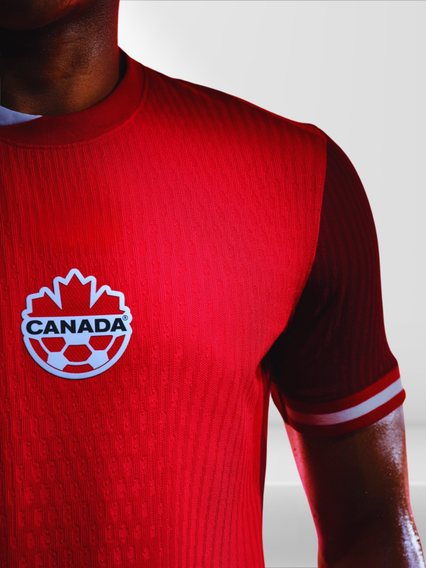Canada Soccer Jersey 2024 Home Kit (7) Canada Soccer Jersey 2024 Home Kit logo