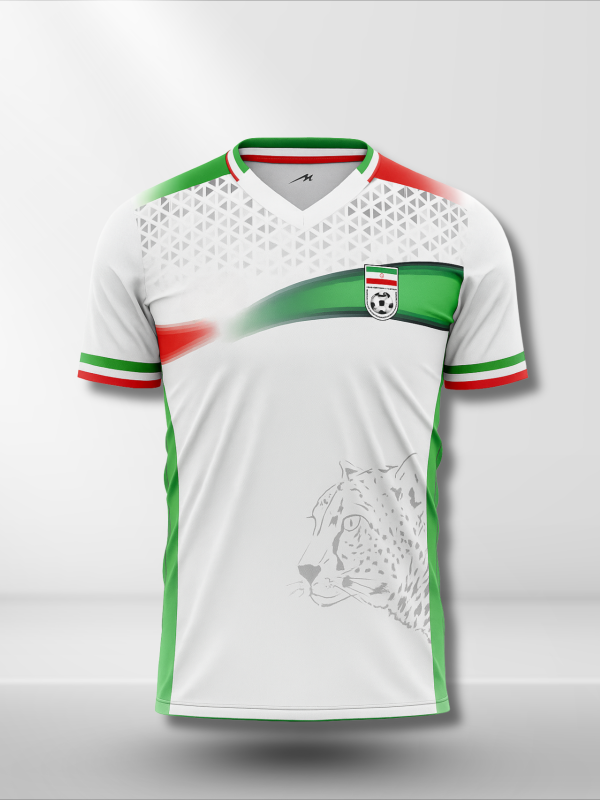 FIFA World Cup 2022 Iran Jersey (2) FIFA World Cup 2022 Iran Jersey Front Side