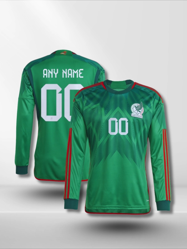 Mexico Soccer Jersey Long Sleeves Main