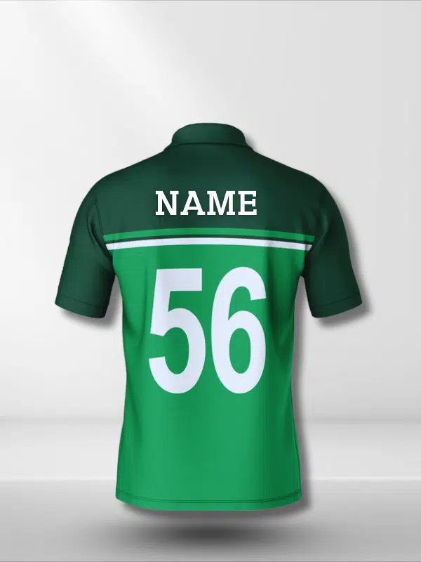Pakistan ODI Cricket Fan Jersey 2022 Half Sleeves (3) Pakistan ODI Cricket Fan Jersey 2022 backside