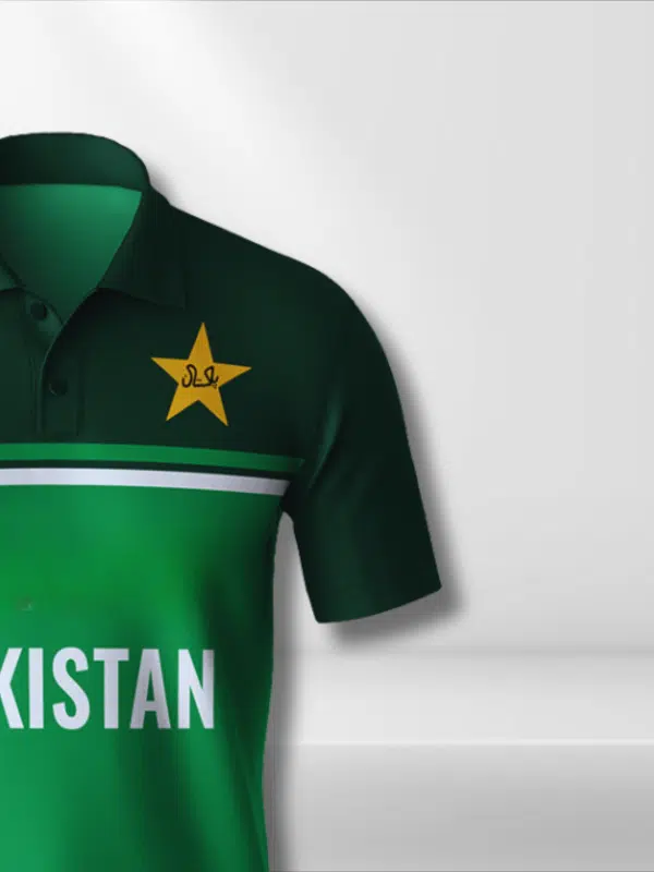 Pakistan ODI Cricket Fan Jersey 2022 Half Sleeves (4) Pakistan ODI Cricket Fan Jersey 2022 hand