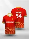 Zimbabwe Cricket Team Jersey 2022 Half Sleeves (1)